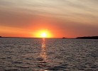 Sonnenuntergang über dem Salzhaff